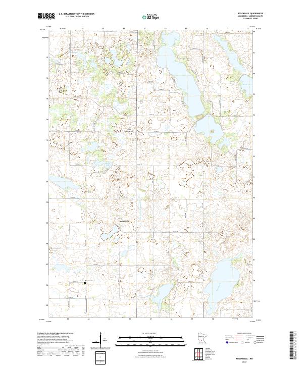Rosendale, MN — USGS 7.5-minute topo (2022)
