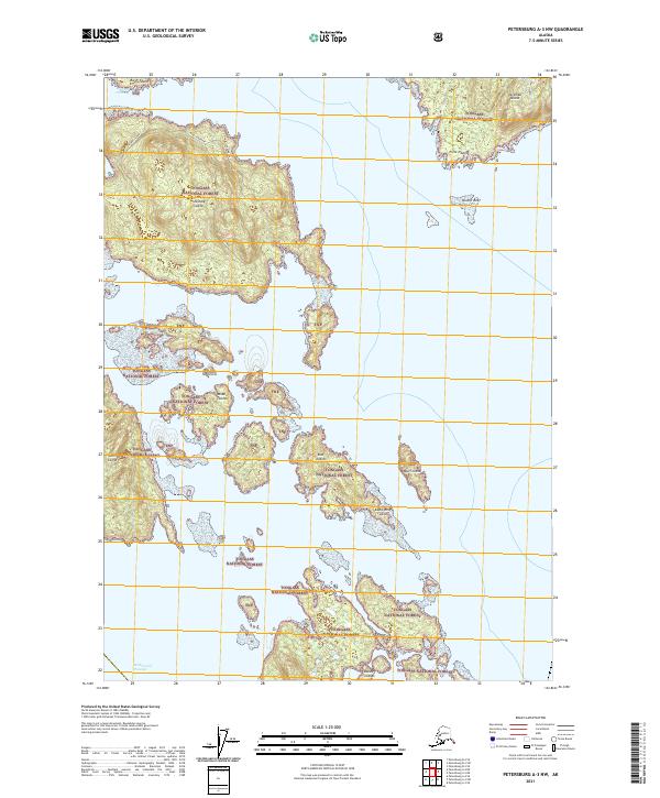 Petersburg A-3 NW, AK — USGS 7.5-minute topo (2021)
