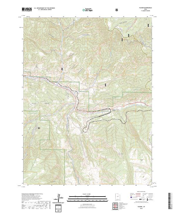Tucker, UT — USGS 7.5-minute topo (2023)