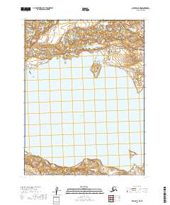 Iliamna A-7 NE, AK — USGS 7.5-minute topo (2019)