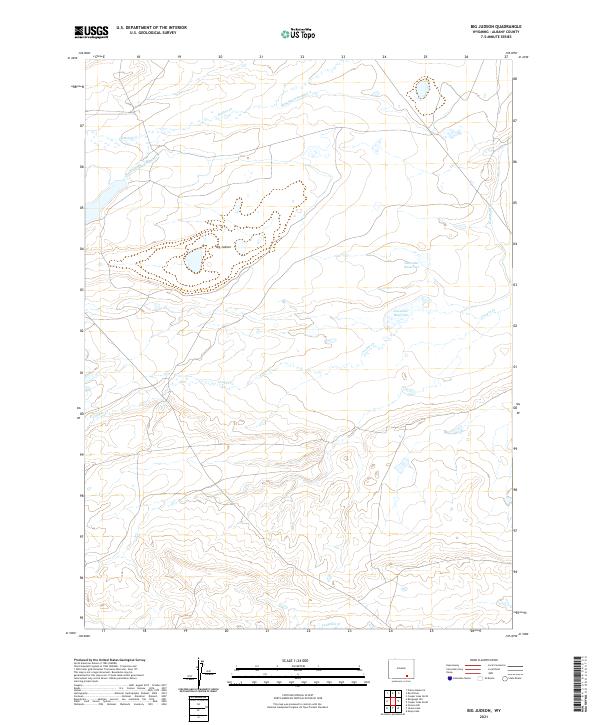 Big Judson, WY — USGS 7.5-minute topo (2021)