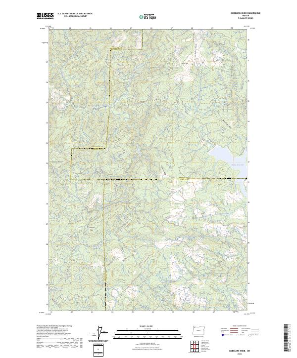 Gobblers Knob, OR — USGS 7.5-minute topo (2024)
