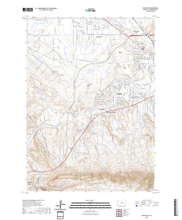 Goose Egg, WY — USGS 7.5-minute topo (2023)