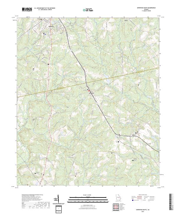 Soperton South, GA — USGS 7.5-minute topo (2024)