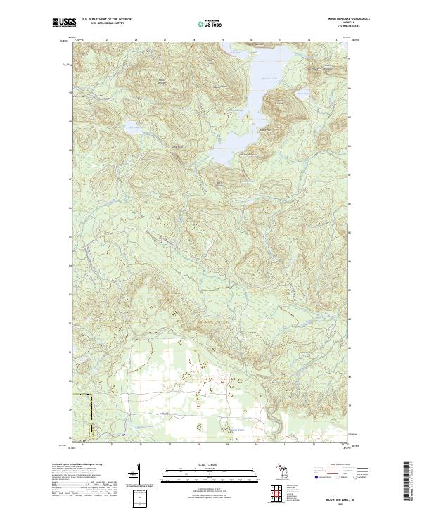 Mountain Lake, MI — USGS 7.5-minute topo (2023)