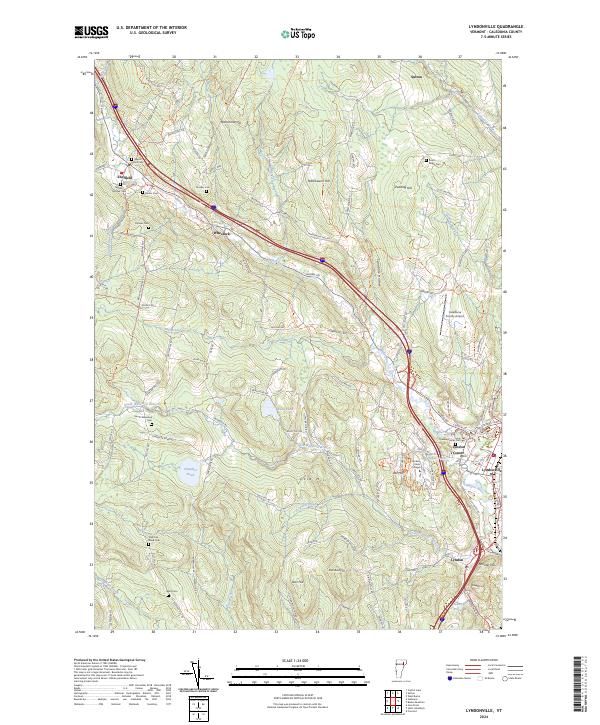 Lyndonville, VT — USGS 7.5-minute topo (2024)
