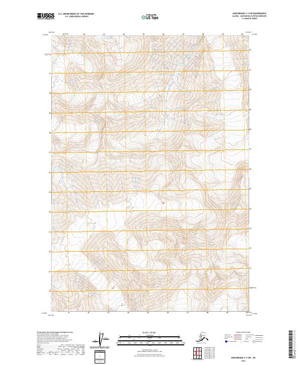 Anchorage C-3 SW, AK — USGS 7.5-minute topo (2023)