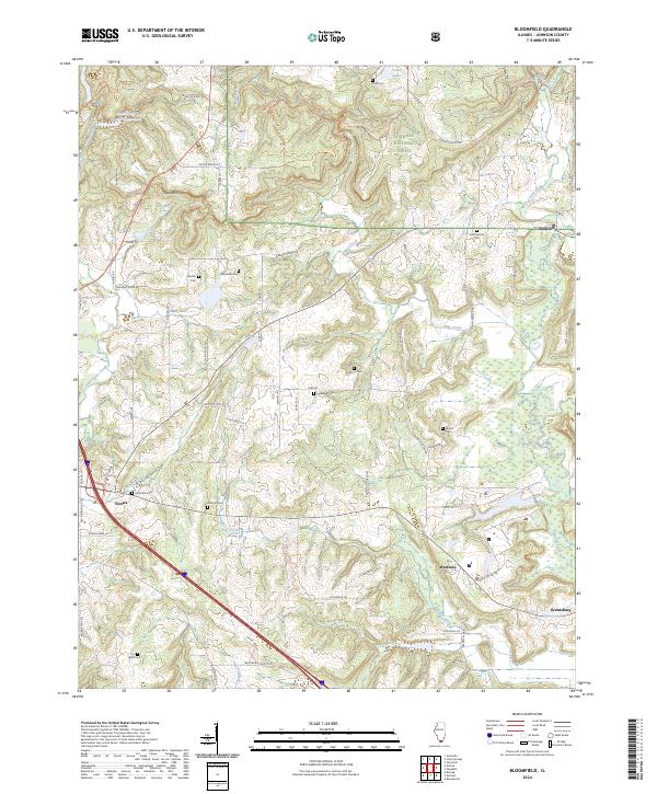 Bloomfield, IL — USGS 7.5-minute topo (2024)