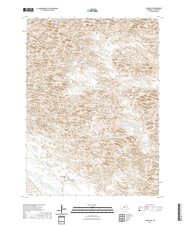 Almeria NE, NE — USGS 7.5-minute topo (2021)