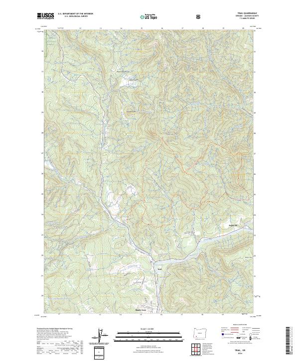 Trail, OR — USGS 7.5-minute topo (2024)