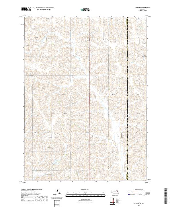 Stanton SE, NE — USGS 7.5-minute topo (2021)