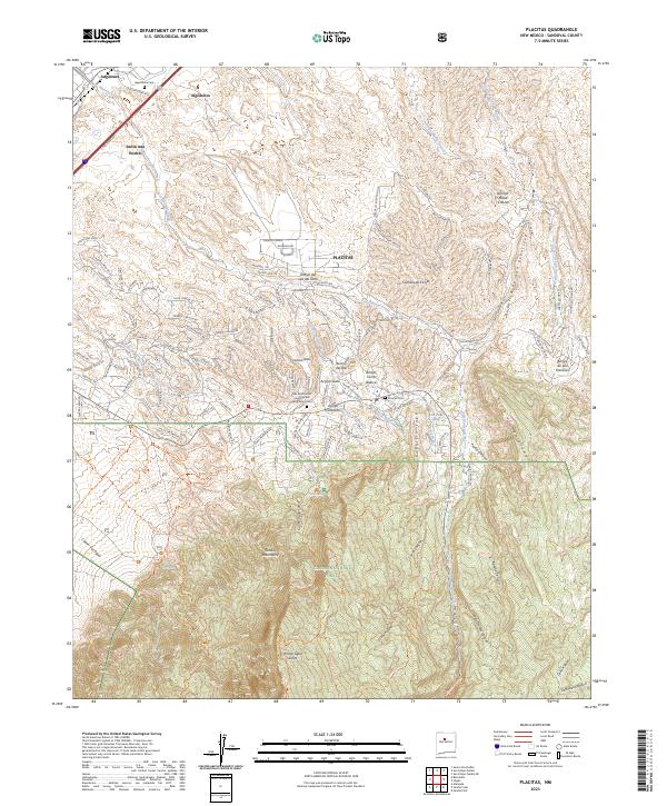 Placitas, NM — USGS 7.5-minute topo (2023)