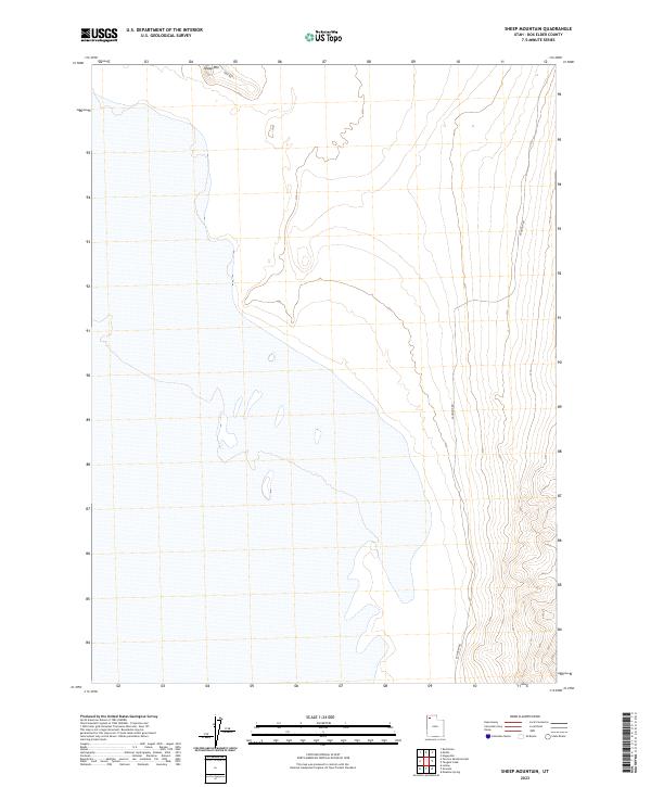 Sheep Mountain, UT — USGS 7.5-minute topo (2023)