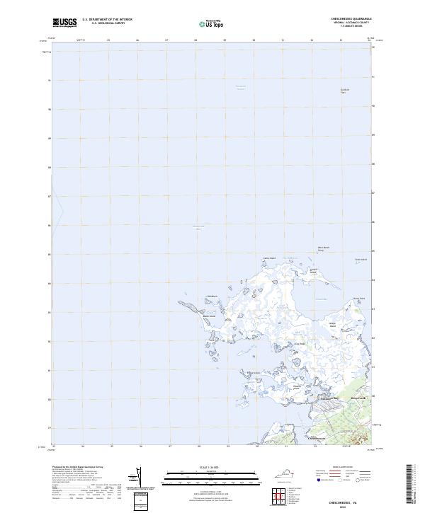 Chesconessex, VA — USGS 7.5-minute topo (2022)