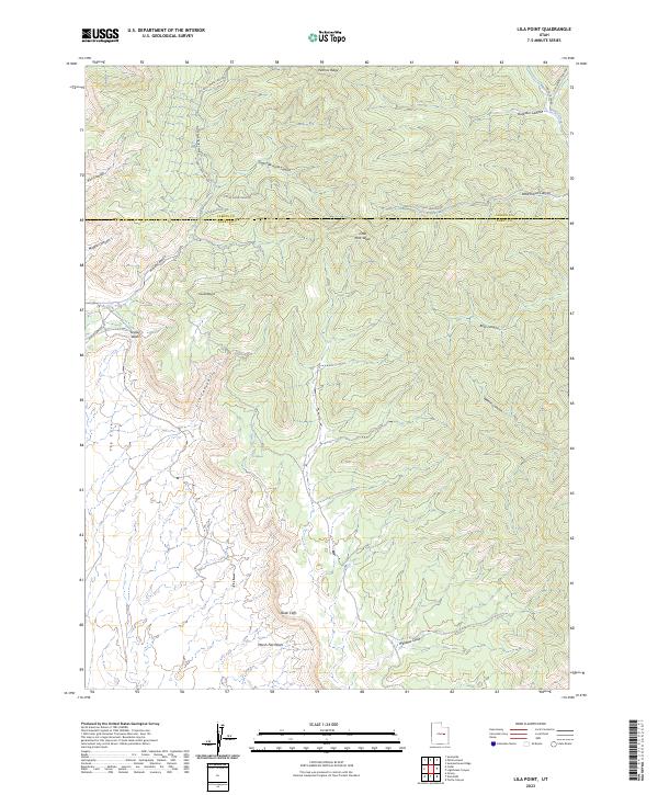Lila Point, UT — USGS 7.5-minute topo (2023)