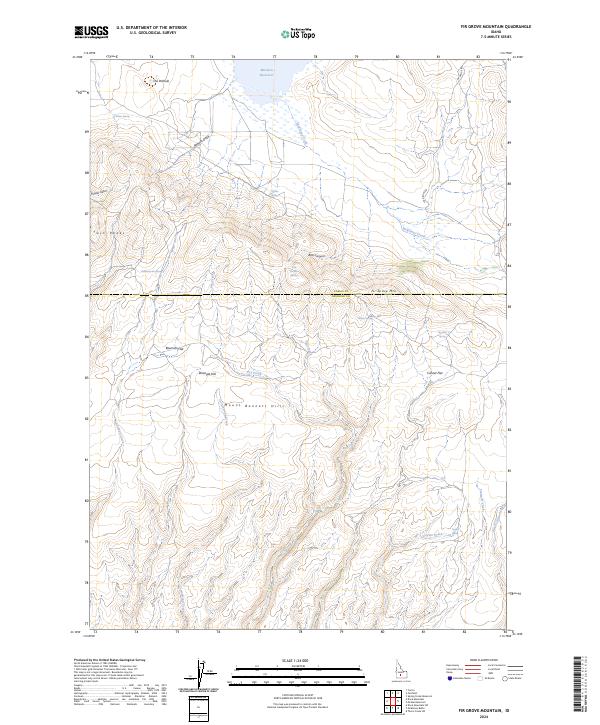 Fir Grove Mountain, ID — USGS 7.5-minute topo (2024)