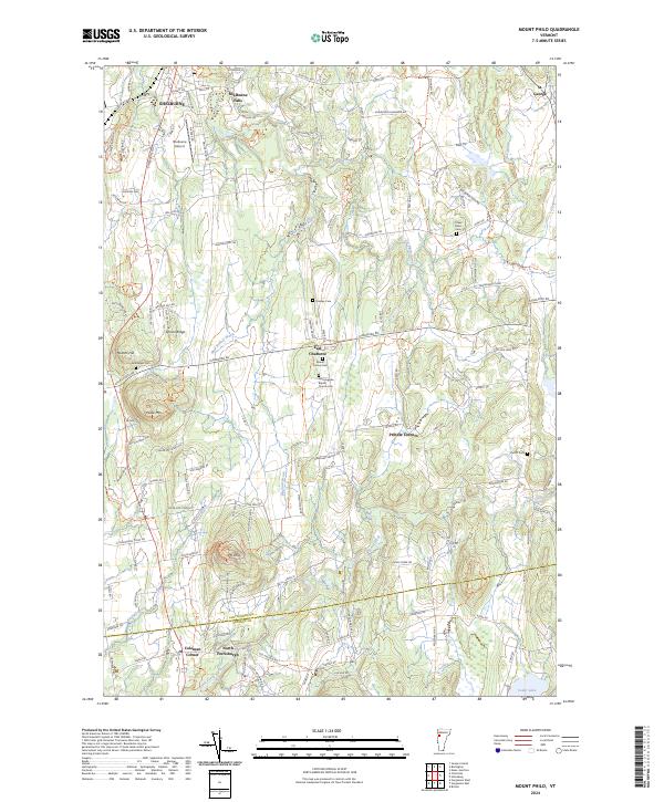 Mount Philo, VT — USGS 7.5-minute topo (2024)