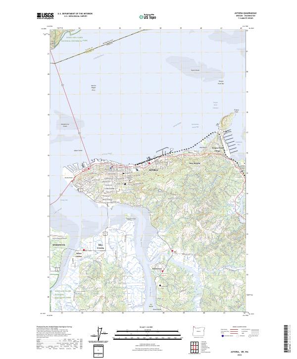 Astoria, OR-WA — USGS 7.5-minute topo (2024)