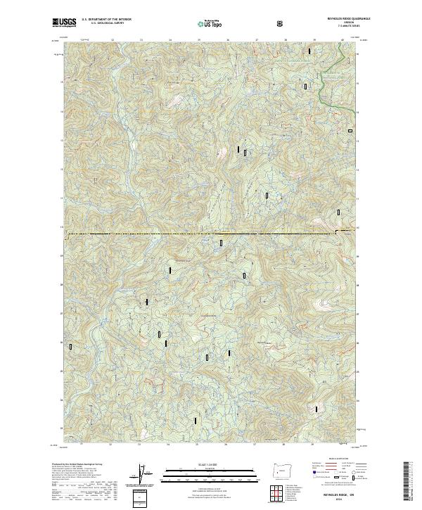Reynolds Ridge, OR — USGS 7.5-minute topo (2024)
