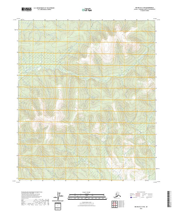 Big Delta C-5 NE, AK — USGS 7.5-minute topo (2024)