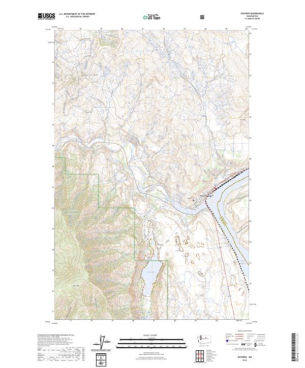 Pateros, WA — USGS 7.5-minute topo (2023)