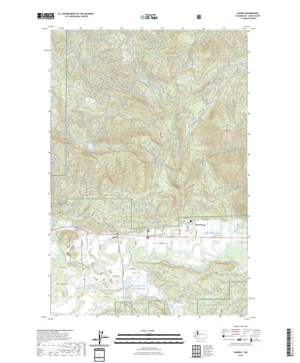 Randle, WA — USGS 7.5-minute topo (2023)