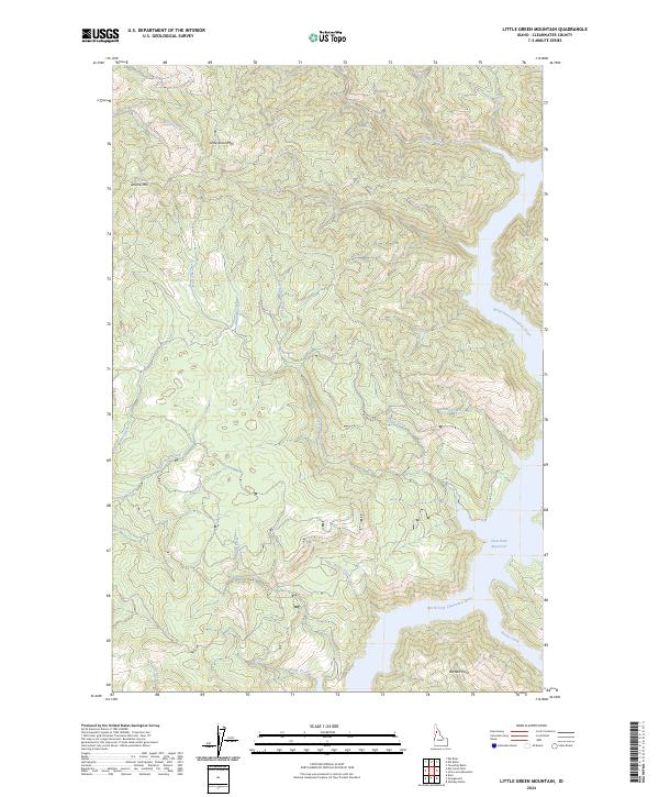 Little Green Mountain, ID — USGS 7.5-minute topo (2024)