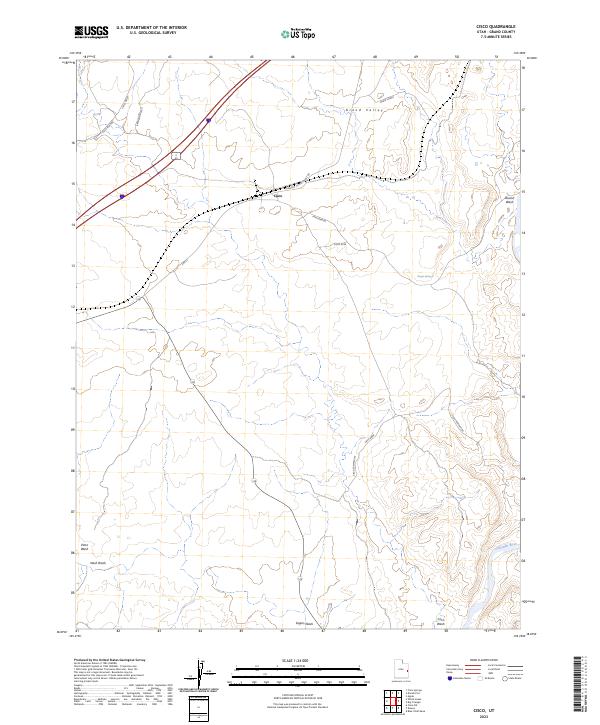 Cisco, UT — USGS 7.5-minute topo (2023)