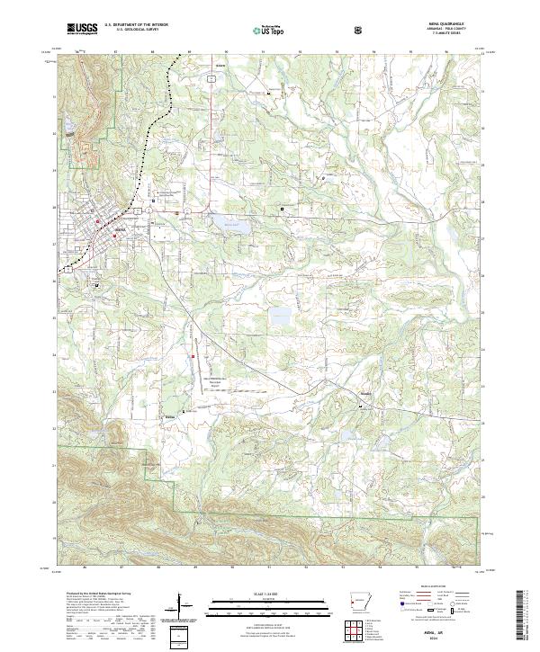 Mena, AR — USGS 7.5-minute topo (2024)