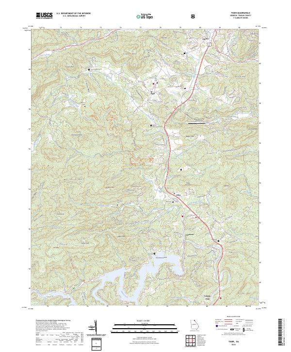 Tiger, GA — USGS 7.5-minute topo (2024)