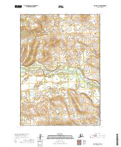 Lime Hills B-8 NE, AK — USGS 7.5-minute topo (2019)