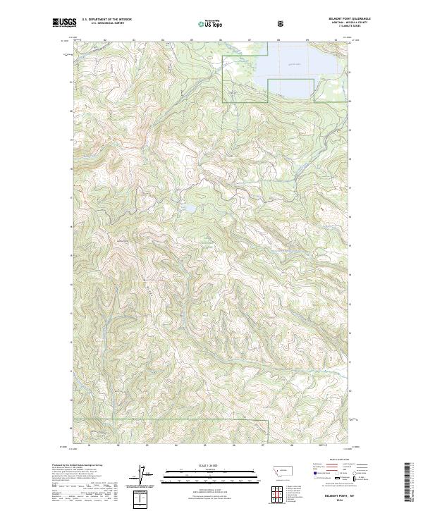Belmont Point, MT — USGS 7.5-minute topo (2024)