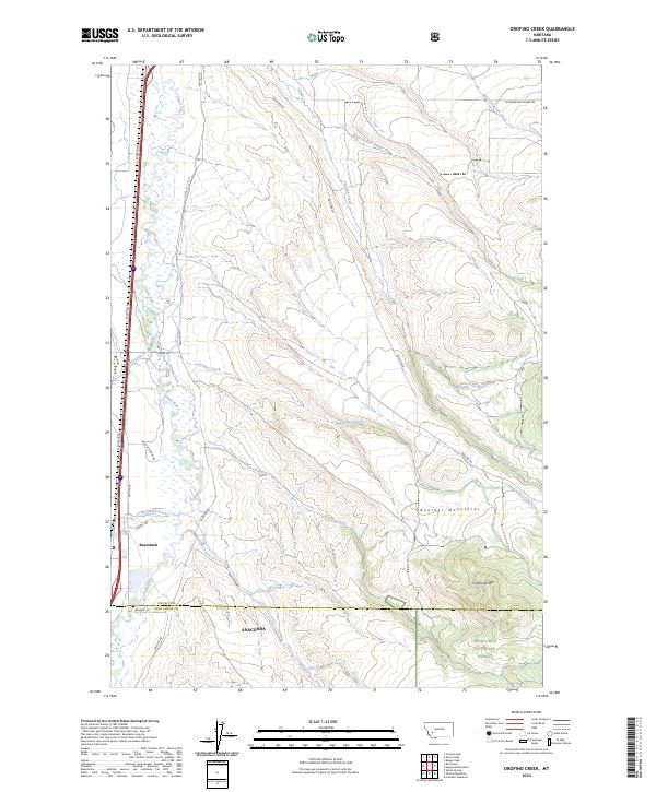 Orofino Creek, MT — USGS 7.5-minute topo (2024)