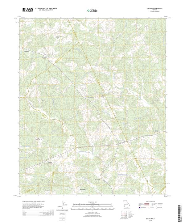 Philomath, GA — USGS 7.5-minute topo (2026)