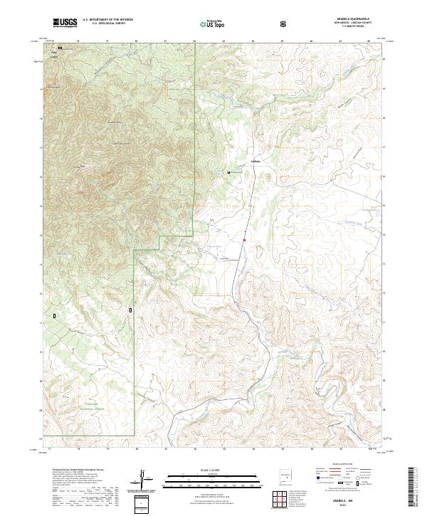 Arabela, NM — USGS 7.5-minute topo (2023)
