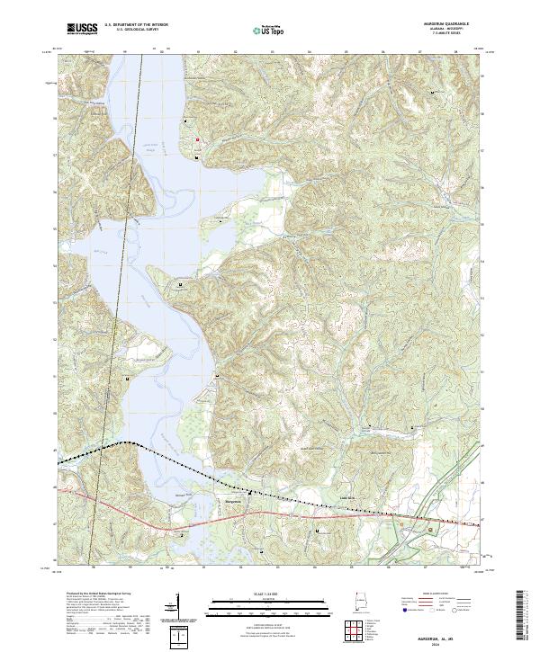 Margerum, AL-MS — USGS 7.5-minute topo (2024)
