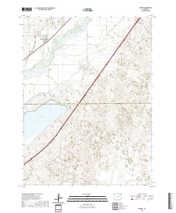 Merino, CO — USGS 7.5-minute topo (2022)