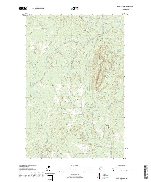 Rocky Mountain, ME — USGS 7.5-minute topo (2024)
