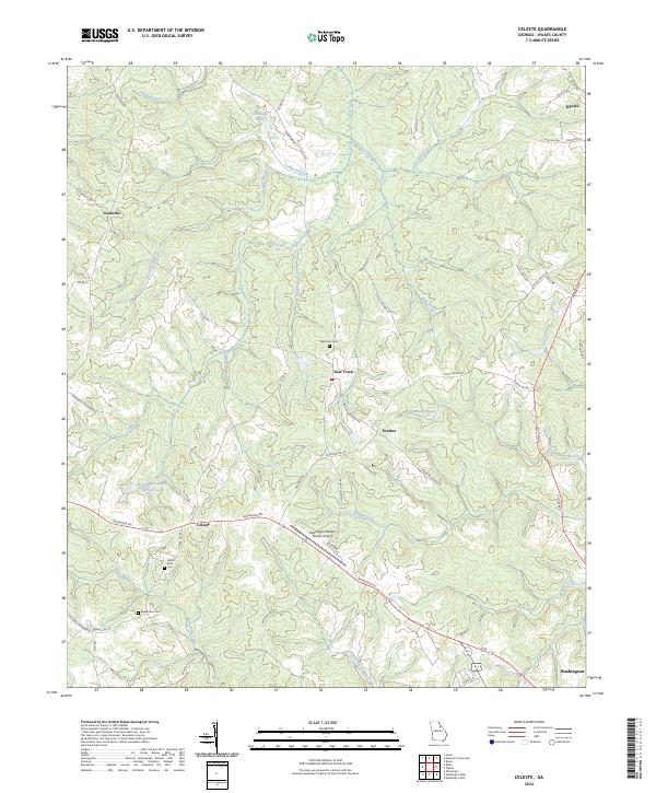 Celeste, GA — USGS 7.5-minute topo (2024)