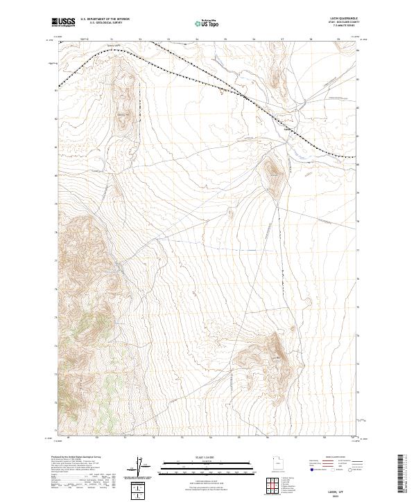 Lucin, UT — USGS 7.5-minute topo (2023)