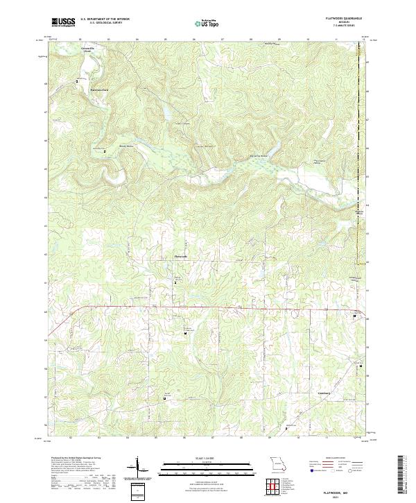 Flatwoods, MO — USGS 7.5-minute topo (2021)