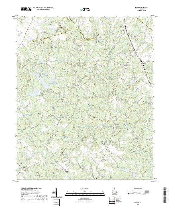 Farrar, GA — USGS 7.5-minute topo (2024)