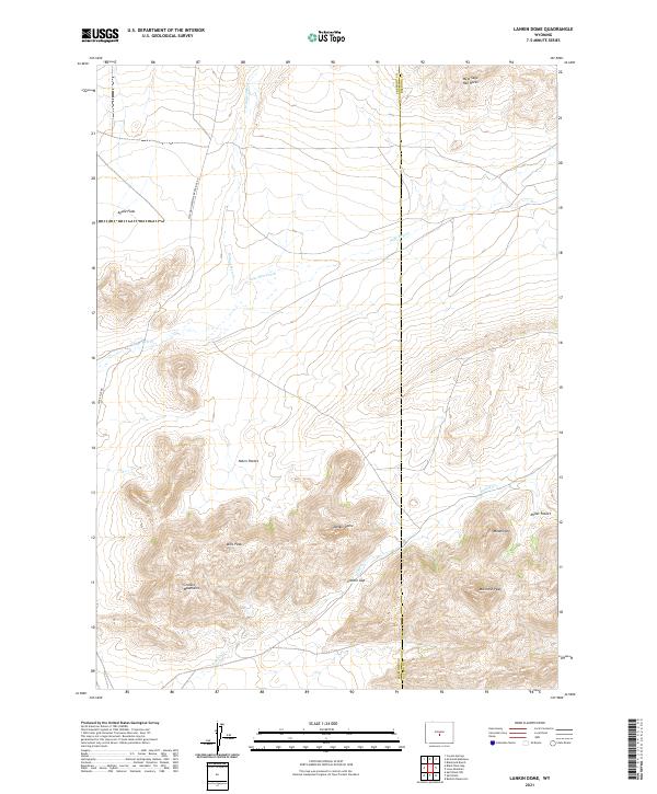 Lankin Dome, WY — USGS 7.5-minute topo (2021)