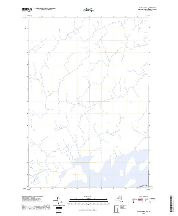 Massena OE N, NY-ON — USGS 7.5-minute topo (2023)