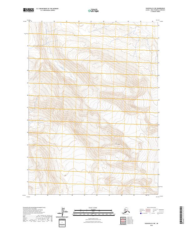 Seldovia D-2 NE, AK — USGS 7.5-minute topo (2024)