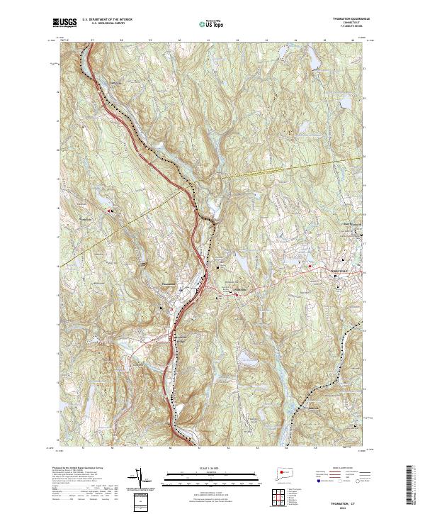 Thomaston, CT — USGS 7.5-minute topo (2024)