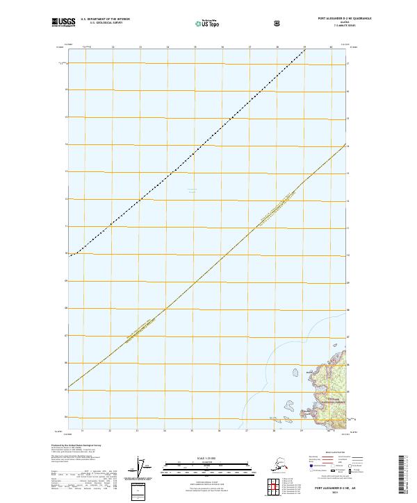 Port Alexander D-2 NE, AK — USGS 7.5-minute topo (2021)