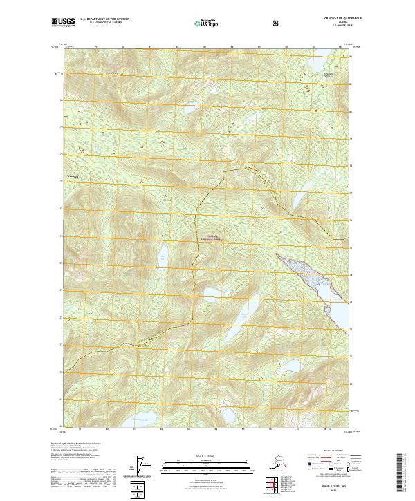 Craig C-1 NE, AK — USGS 7.5-minute topo (2021)