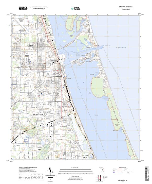 Fort Pierce, FL — USGS 7.5-minute topo (2024)