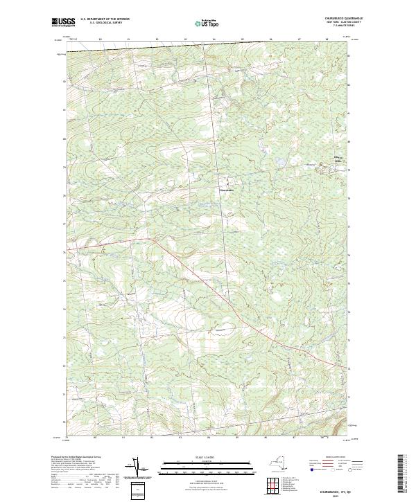 Churubusco, NY-QC — USGS 7.5-minute topo (2023)